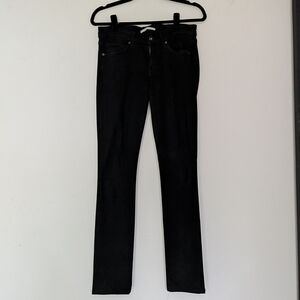 Rich & Skinny Women's Black Straight Leg Jeans